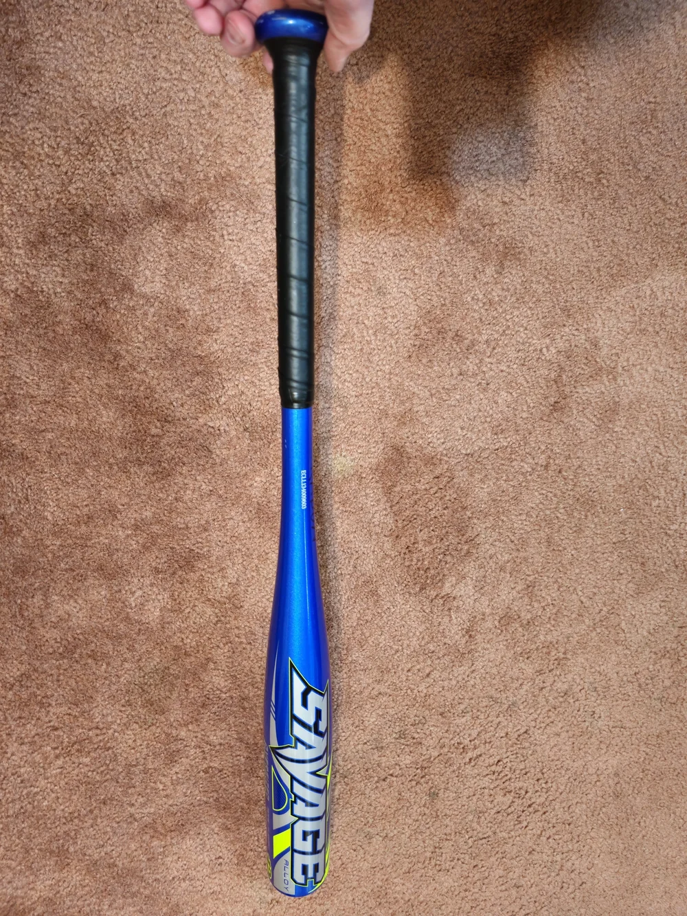 26” Teeball -12 Rawlings Savage Alloy Baseball Bat - Blue & Yellow- Never Used
